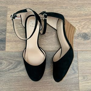A New Day Microsuede Round Toe Wedge Pump